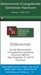 Mobile Screenshot of beg-hannover.de